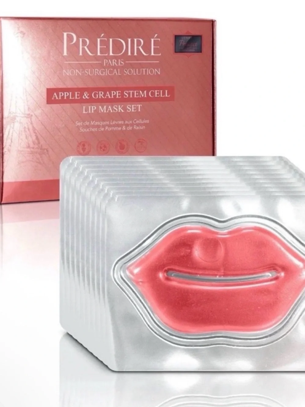 Prédiré Apple & Grape Stem Cell Lip Mask Set of 10 - Picture 1 of 5